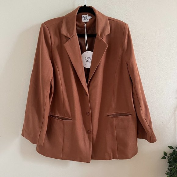 ALBERT RELAXED BLAZER BROWN - Picture 5 of 13